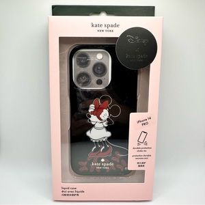 Kate Spade x Disney Minnie Bow Resin iPhone 14 Pro Case